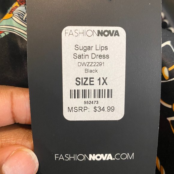 Printed Fashion Nova Dress - Picture 7 of 7